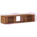 vidaXL TV skrinka s úložiskom s dverami Prírodná 105 x 30 x 22,5 cm
