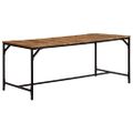 vidaXL Jedálenský stôl 180x90x75 cm masívne surové mangovníkové drevo