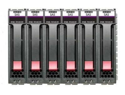 HPE MSA 5.8 TB SAS RI SFF M2 SSD Bundle 6pk
