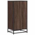 vidaXL Regál na topánky hnedý dub 48x38x97,5 cm spracované drevo