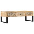 vidaXL Konferenčný stolík 110x50x38 cm masívne mangovníkové drevo