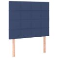 vidaXL Boxspring posteľ s matracom modrá 100x200 cm látka