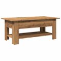 vidaXL Konferenčný stolík dub artisan 105x55x42 cm kompozitné drevo