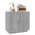 vidaXL Komoda sivý dub sonoma 80x40x75 cm spracované drevo