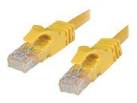 Patch kábel - RJ-45 (M) do RJ-45 (M) - 10 m - UTP - CAT 6 - lisovaný, prevedenie bez hrbolčekov, licna - žltá