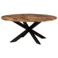 vidaXL Jedálenský stôl, okrúhly 175x75 cm, akácia s medovým náterom