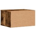 vidaXL Stojan na tlačiareň dymový dub 40x32x22,5 cm kompozitné drevo