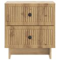 vidaXL Nočný stolík Dub artisan 43 x 34,5 x 47,5 cm Kompozitné drevo