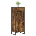 vidaXL Kúpeľňová skriňa Dymová dub 40 x 30 x 100 cm Kompozitné drevo