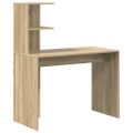vidaXL Stôl Sonoma dub 102 x 50 x 124 cm Kompozitné drevo