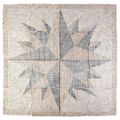vidaXL Mozaikové dlaždice s veterným vzorom Viacfarebný 120 x 120 cm