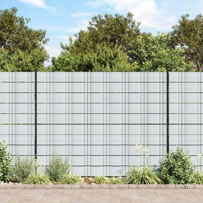 vidaXL Záhradné tieniace fólie 10 ks bledosivé 252,5x19 m PVC