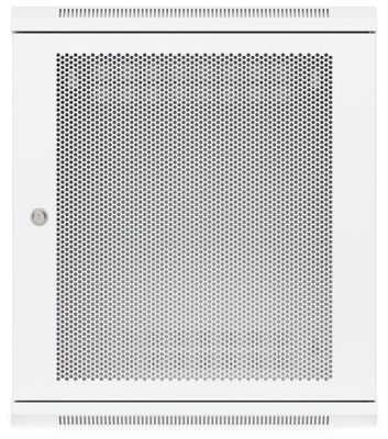 Ubiquiti UniFi 12U Rack Cabinet Wall 450 Perforated - Nástěnný rozvaděč, výška 12U, ventilátory, perforované dveře
