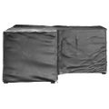 vidaXL Kryty na záhradný nábytok v tvare L 2ks 16 očiek 215x215x90 cm