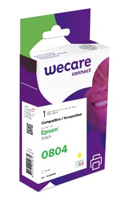WECARE ARMOR ink kompatibilný s EPSON C13T08044011, žltá/yellow