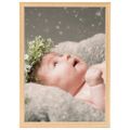vidaXL Fotorámiky na stôl, koláž 3 ks, svetlý dub 10x15 cm