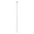vidaXL Nohy k jedálenskému stolu, biele, 2 ks, 90 x (72-73) cm, oceľové