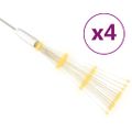 vidaXL Vonkajšie vianočné prskavky 4 ks, teplá biela 20 cm, 560 LED