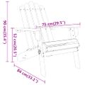 vidaXL 3-dielna záhradná sedacia súprava Adirondack akáciový masív