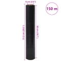 vidaXL Stretch Film 2 ks Čierna 23 μm 50 cm x 150 m