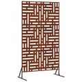 vidaXL Záves na zabezpečenie súkromia 100 x 50 x 180 cm Hrdzavý