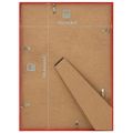 vidaXL Fotorámiky na stenu alebo stôl 3 ks červené 42x59,4 cm MDF