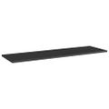 vidaXL Prídavné police 8 ks, lesklé čierne 100x30x1,5 cm, drevotrieska