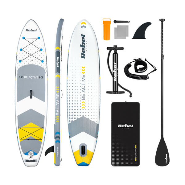 Paddleboard SUP REBEL ACTIVE RBA-4500-WH 11'6" 350x81x15 cm BIELY