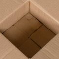 vidaXL Skladací box s úložiskom 50 ks Prírodná 15 x 15 x 8 cm Kartón