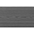 vidaXL Oplotenie 2 štvorcové 1 šikmý panel drevoplast 451x187 cm sivé