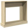 vidaXL Obloženie krbu dub sonoma 100x30x87,5 cm kompozitné drevo