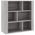 vidaXL Komoda sivý dub sonoma 80x30x80 cm spracované drevo