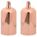 vidaXL držiaky lámp 2 ks Rose Gold E27