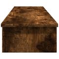 vidaXL Stojan na monitor dymový dub 100x27x15 cm kompozitné drevo