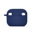 Silikónové puzdro Etteri pre AirPods Pro 3 tmavomodré