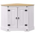 vidaXL Stojan na akvárium CORONA Biela 70 x 70 x 73 cm 300 kg