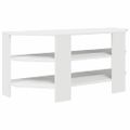 vidaXL RohováTVskriňa 102x40,5x45cm Biela Kompozitné drevo