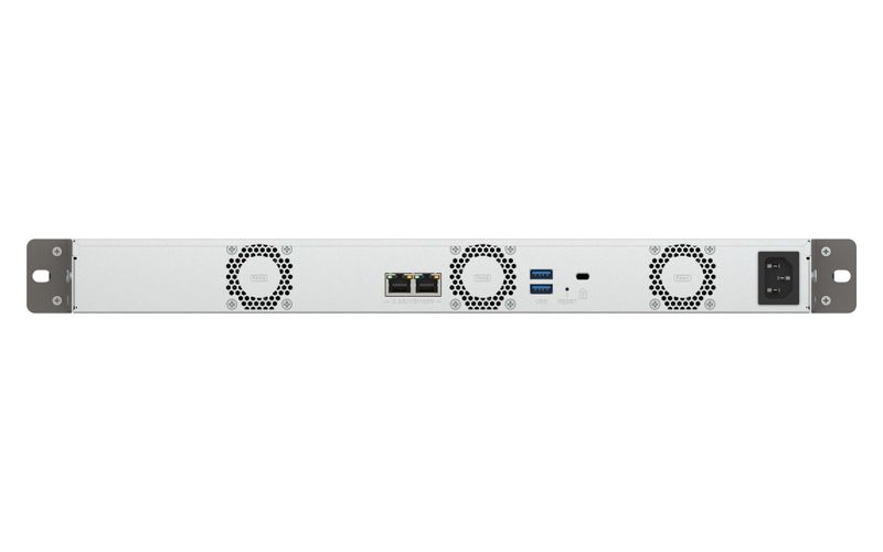QNAP TS-433eU (4core 2,0GHz, NPU / 4GB RAM / 4x SATA / 2x 2,5GbE / 2x USB 3.2 / malá hĺbka)