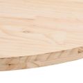 vidaXL Stolová doska 60x30x2,5 cm masívne borovicové drevo oválny tvar