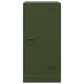 vidaXL Komoda olivovozelená 34,5x39x73 cm oceľ