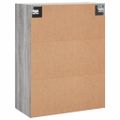 vidaXL Nástenné skrinky 2 ks sivý dub sonoma 69,5x34x90 cm