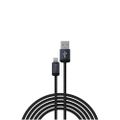 Kábel Devia Gracious EC650 USB - USB-C 1,0 m 2,4A čierny