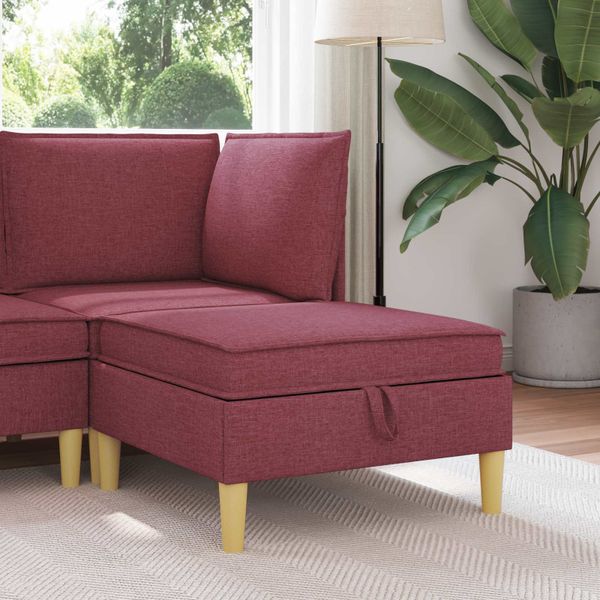 vidaXL Sofa s úložným priestorom Látka