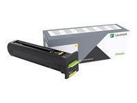 Vysoká výťažnosť - žltá - originálna - kazeta s farbivom LCCP - pre Lexmark CX860de, CX860dte, CX860dte with Asset Tag, CX860dtfe