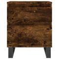 vidaXL Nočný stolík dymový dub 40x35x50 cm kompozitné drevo
