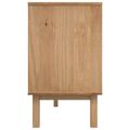 vidaXL Komoda OTTA Hnedá a čierna 114 x 43 x 73,5 cm