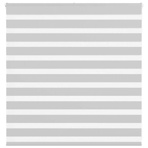 vidaXL Zebra roleta svetlosivá 150x100cm šírka látky 145,9cm polyester