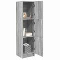 vidaXL Highboard Sivý Sonoma 31.5 x 32 x 122.5 cm