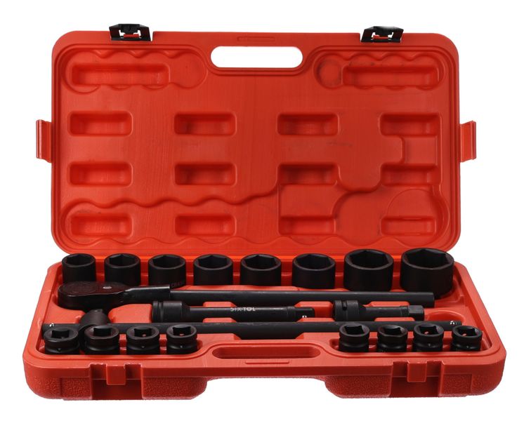 Sada nástrčných hlavic s ráčnou MECHANIC WRENCH SET 2, heavy-duty, 21 ks SIXTOL