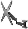 Neomounts  WL70-550BL14/Držák displeje/na stěnu/32-55"/sklopný/rotace/plynový píst/3 čepy/VESA 400X400/nosn. 30kg/černý Držák, VESA, nástenný, pro LCD a TV, úhloprícka 32"-55", plne pohyblivý, náklon 20°, rotace 6°, otácení 180°, nosnost 30kg, cerný